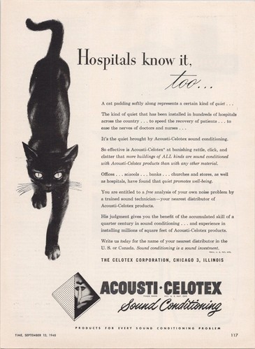 Acousti celotex 1948 - acousti-celotex, vintage