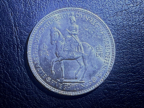 1953 elizabeth shilling - 1953, 5