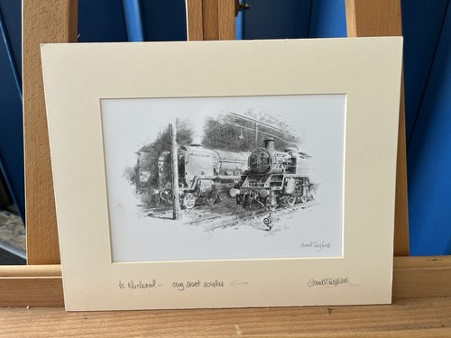 David shepherd signed print - print, of