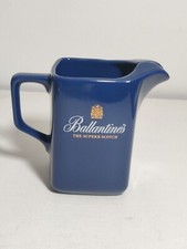 Ballantines   The Superb Scotch Whisky  Ceramic Water Jug   Home Bar 15 cm tall