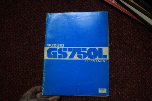 1979 suzuki gs750l supplement - 1979,