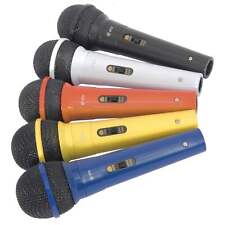Dynamic Microphone Set 5 Colours 5 Cables VOCAL / KARAOKE / RECORDING