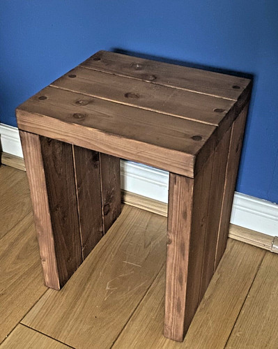 Rustic side table living room - table/,