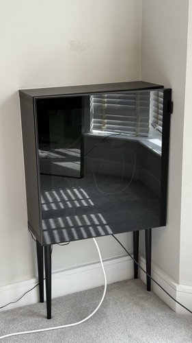 Ikea modern black - ikea, glass