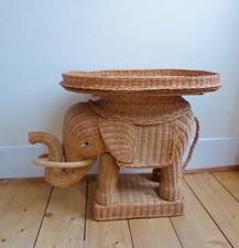 Rattan Elephant Wicker Side