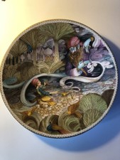 Haviland Limoges collectible plate  1982, series based on "1001 Arabian Nights"