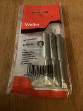 Pack of 3 Weller Soldering Tip Chisel-Shaped End 6.4mm fits WLIR80, WLIRPK80