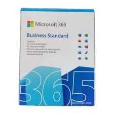 Microsoft Office 365 Business Standard 1 Year - Word Excel Outlook PowerPoint