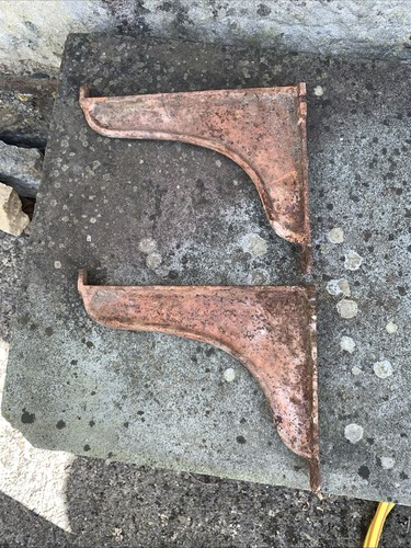 Reclaimed cast iron brackets - cast,