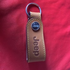 Jeep Leather Keyring Wrangler Compass Renegade Avenger Grand Cherokee