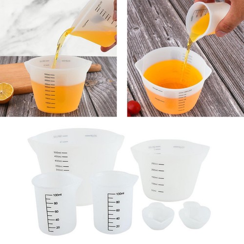 Silicone measuring cup - 6x,