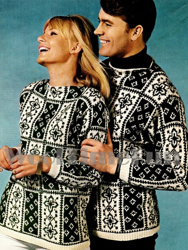 Knitting pattern mens womens - pattern, &