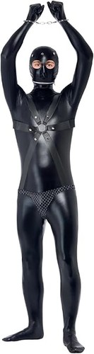 Mens black bodysuit costume - mens,