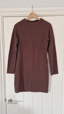 Zara W&B Brown Knitted Long