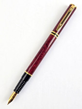 Waterman Laureat Fountain Pen - Red Marble