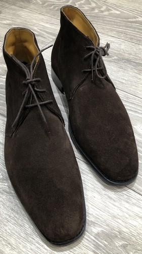 Men chocolate brown suede - brown,