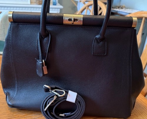 Cuir veritable black italian - veritable,