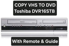 Toshiba vhs dvd recorder - dvd, copy