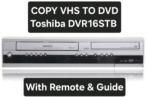Toshiba vhs dvd recorder copy - vhs,
