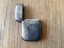 Antique Silver Vesta Case 1886