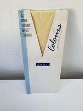 Vintage Stockings Yellow Lemon