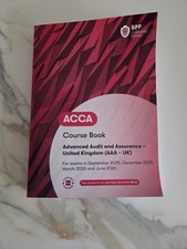 ACCA Advanced Audit & Assurance (UK) Course Book – BPP –2025 –ISBN 9781509749478