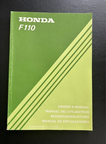 Honda f110 tiller - honda, rotovator