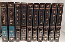 Britannica Book of the Year (1992-1999) Plus Index: Hardcover