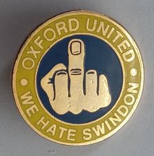 Oxford United Enamel Football