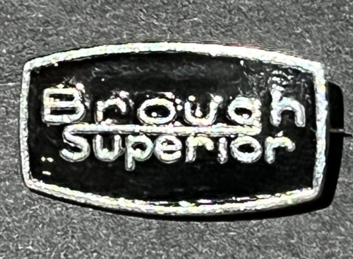 Motorcycle pin badge brough - motorcycle,