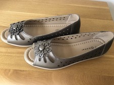 Amber Ladies Shoes - Pewter -