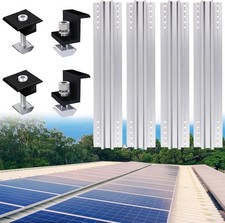 Solar panel rail bracket - rail, kit