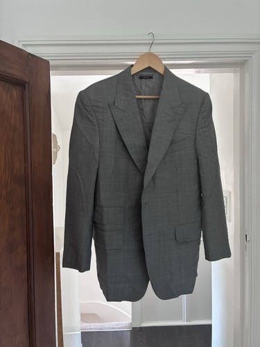 Tom ford grey wool blazer - grey, size