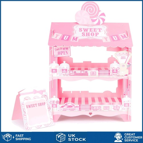 Charming pink candy - candy, cart