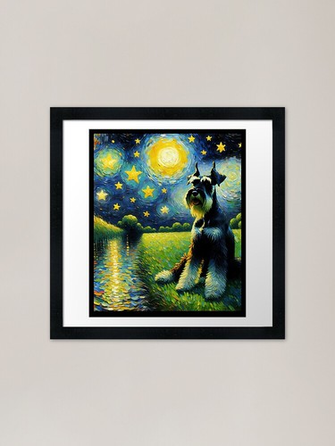 Starry night giant schnauzer - starry,