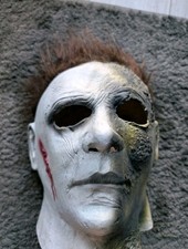 Michael Myers Horror Full Mask Latex Mask Party Cos Fancy Dress Scary Costume UK