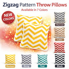 Chevron Cushion Covers 100%