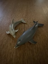 Mother And Calf Schleich Dolphins, 2004, Retired