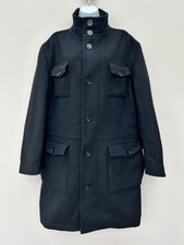 NICOLE FARHI Men's Black Coat