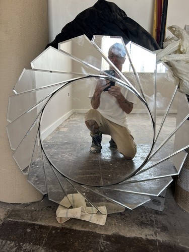 Large modern wall - , mirror