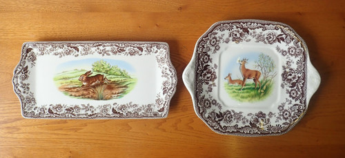 Spode woodland serving plates - woodland,