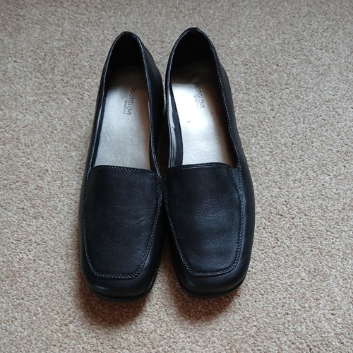 Footglove black leather - m&s,