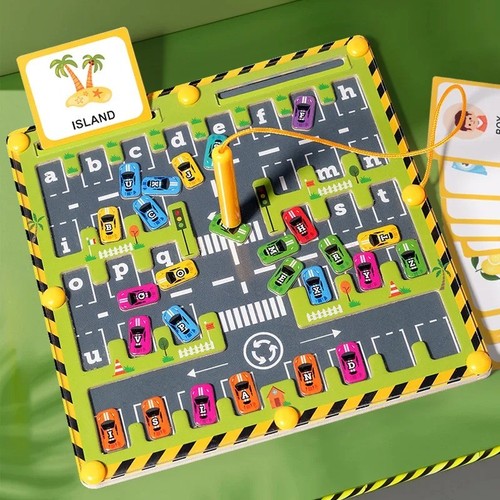 Car park montessori - car,
