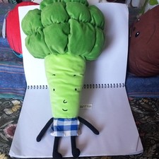 Ikea TORVA Broccoli Vegetable Plush Soft Toy Comforter 23 in (58cm) Retired VGC