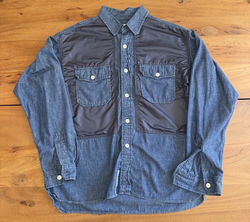 Nanamica cpo shirt chambray - nanamica, /