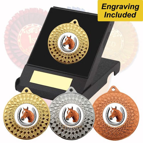 Equestrian horse medal a - horse,