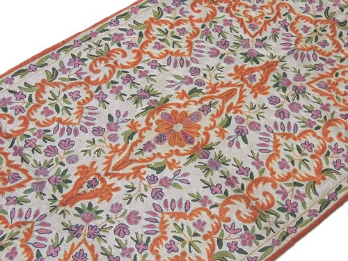 Kashmir silk embroidered - kashmir,