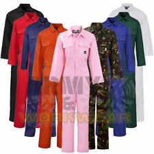 Ladies Boilersuit Regular Work Boiler Suit Womens Coverall Workforce Overall 