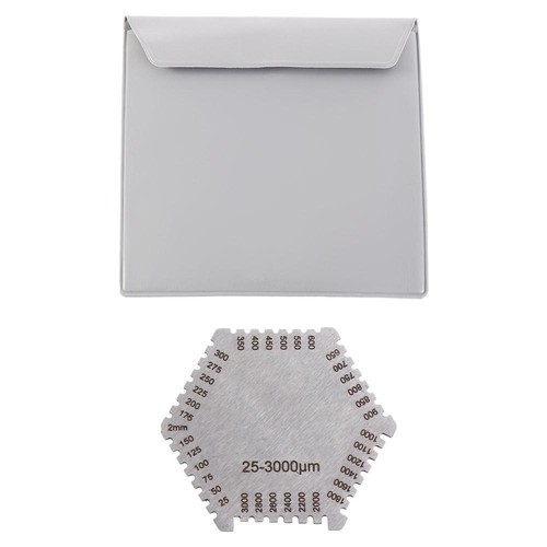 Paint coating hexagon wet film - wet,