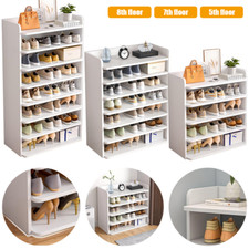 5-8 Tier Wooden Hallway Shoe